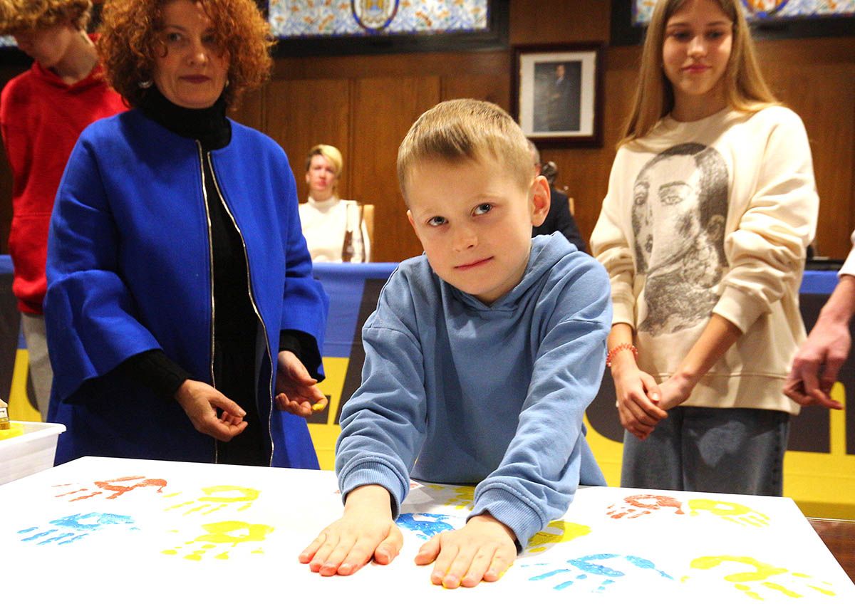 Ponferrada conmemora el primer aniversario de la invasi�usa a Ucrania