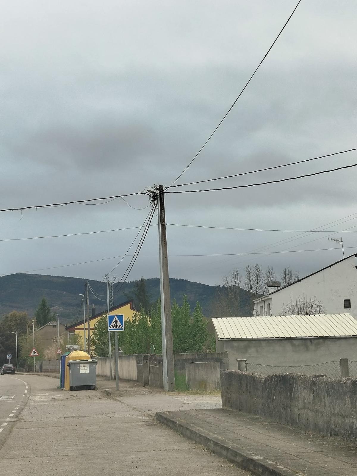 Punto donde se ha producido a la retirada del nid