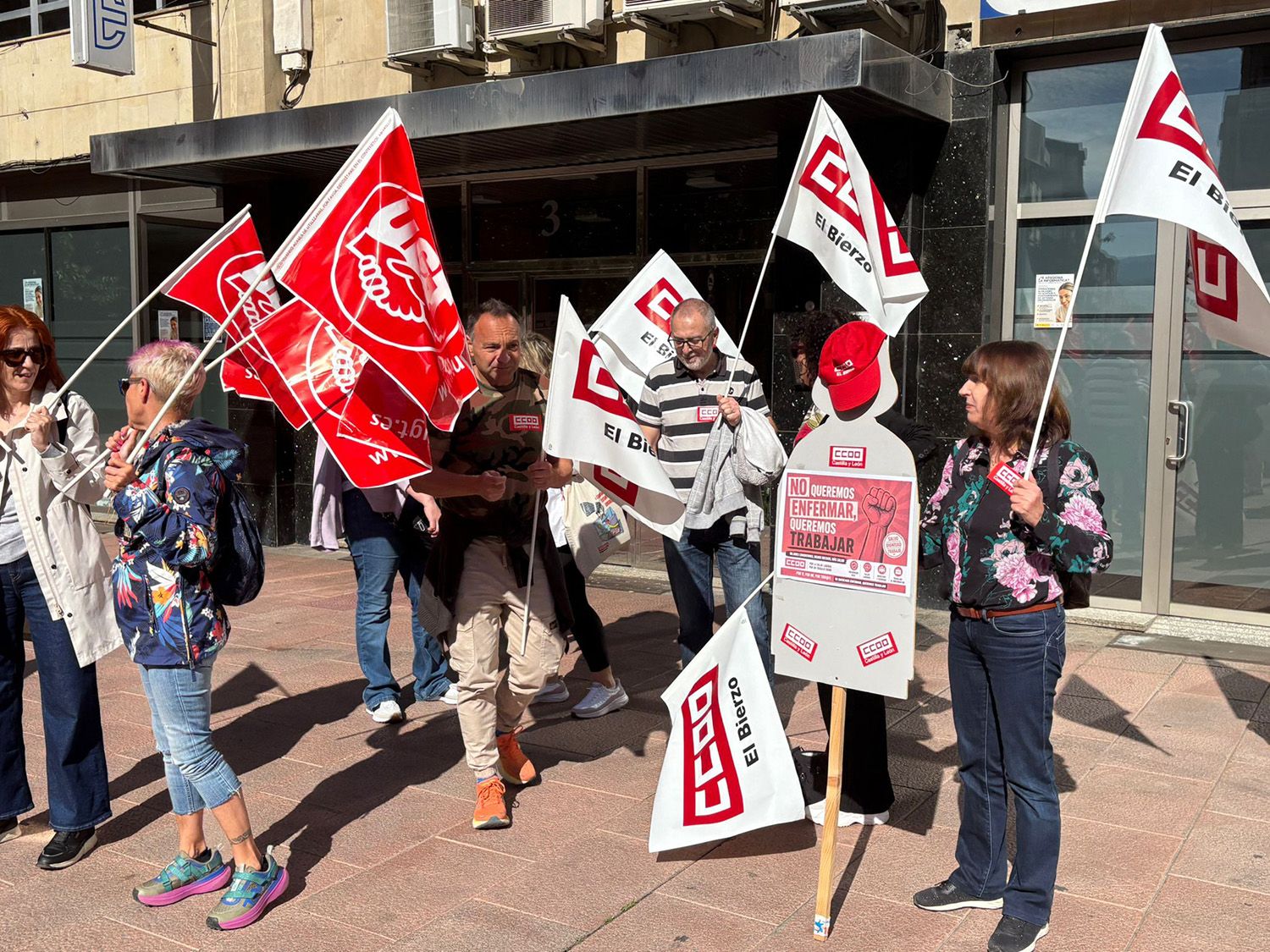 Protestas por el Día de la Seguridad en el trabajo