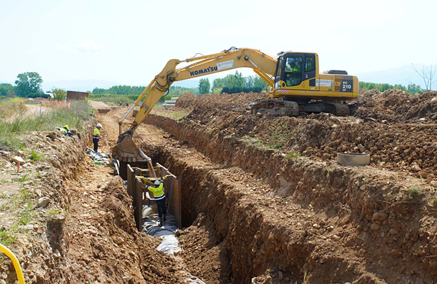 César SánchezICAL Obras de emergencia de la CHMS en el saneamiento del Bierzo Bajo