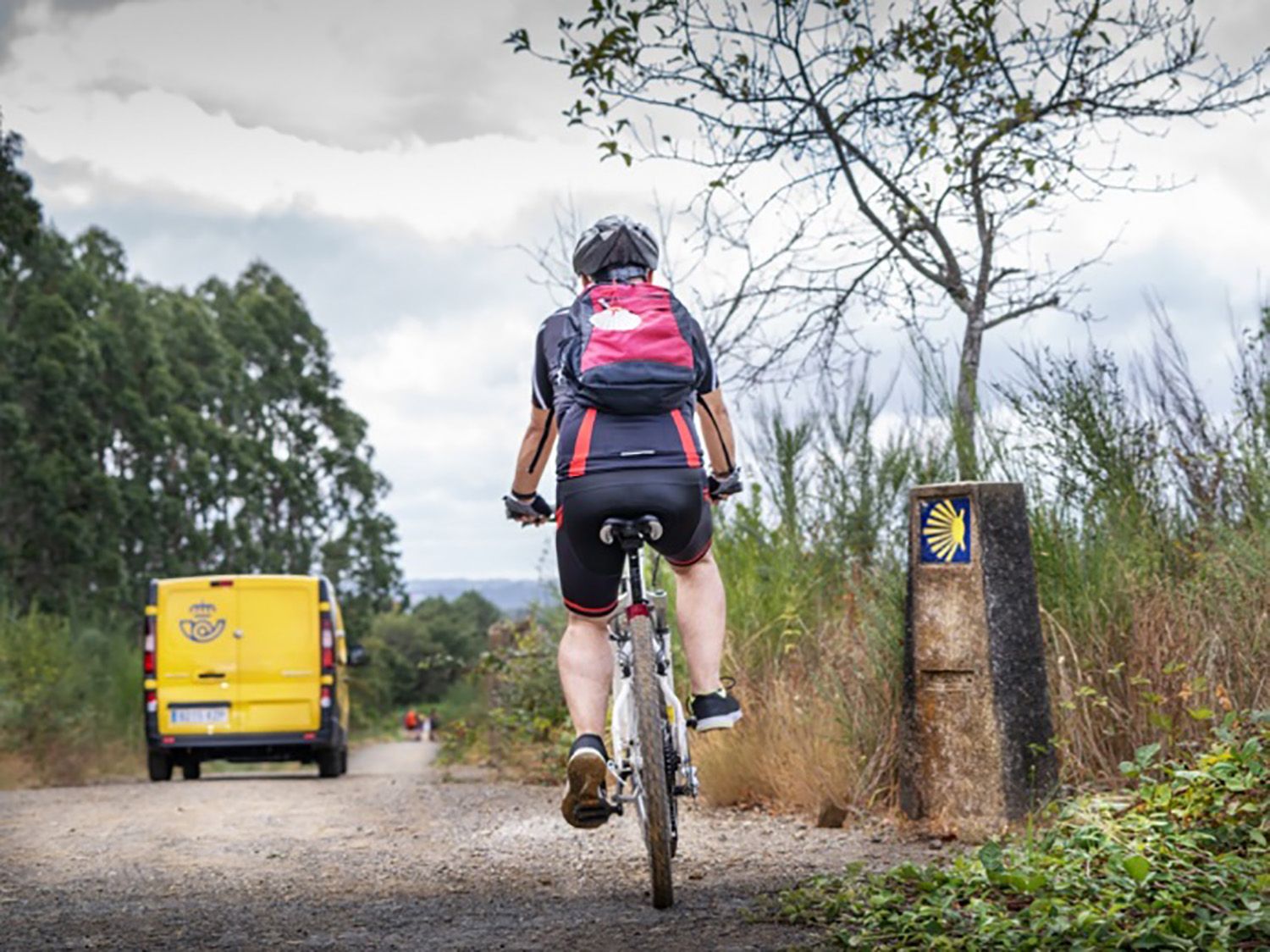 Mochilas durante el Camino de Santiago