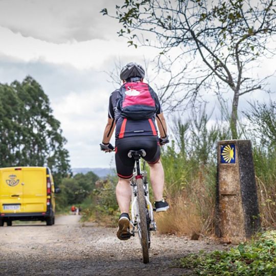 Mochilas durante el Camino de Santiago