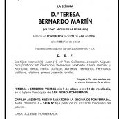TERESA  BERNARDO MARTÍN