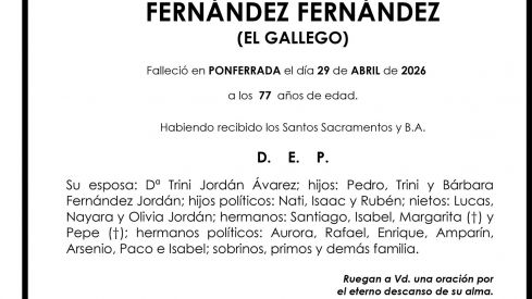 PEDRO FERNÁNDEZ FERNÁNDEZ (EL GALLEGO)