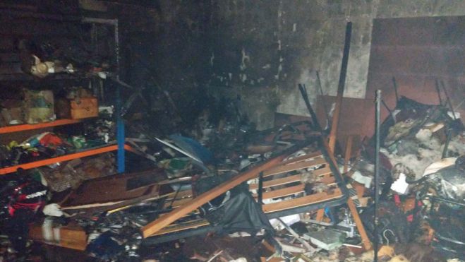 Incendio en Las Ventas de Albares