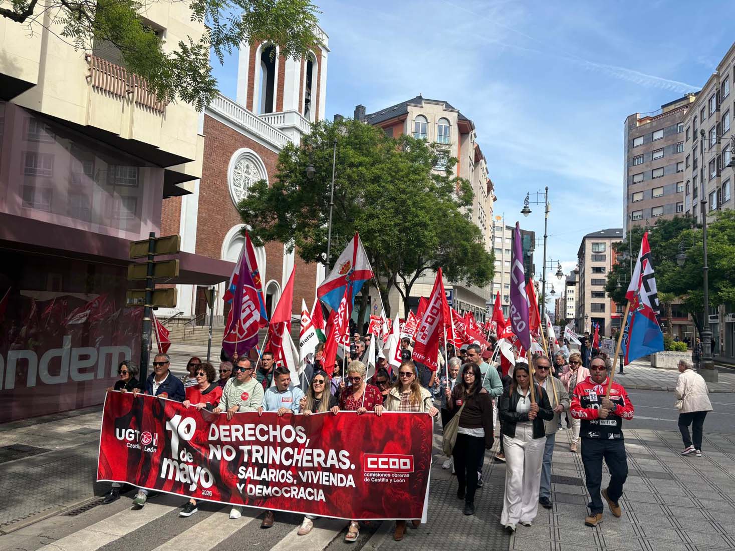 Manifestación del 1 de mayo en Ponferrada (1)