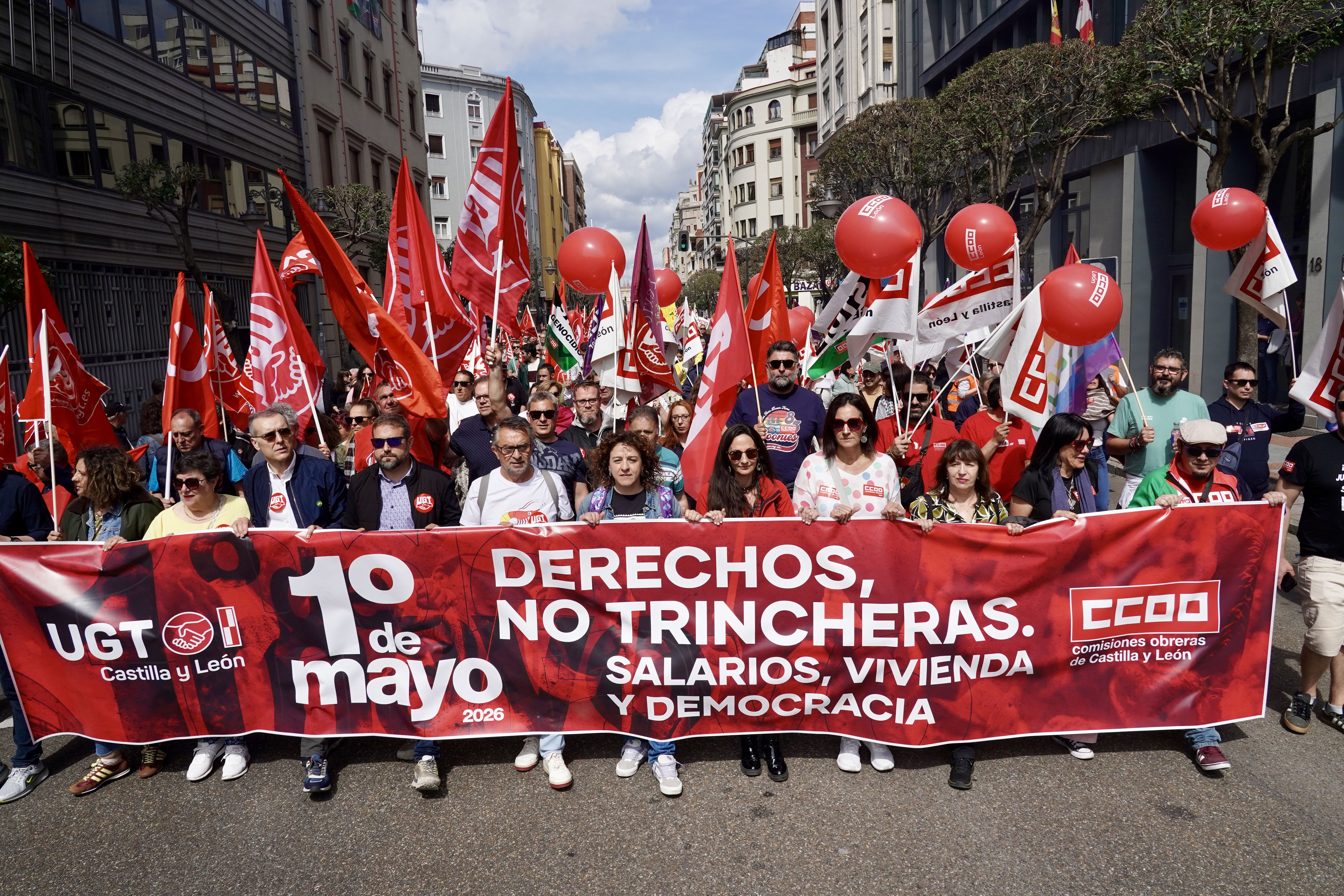Manifestación del 1 de mayo en León ICAL