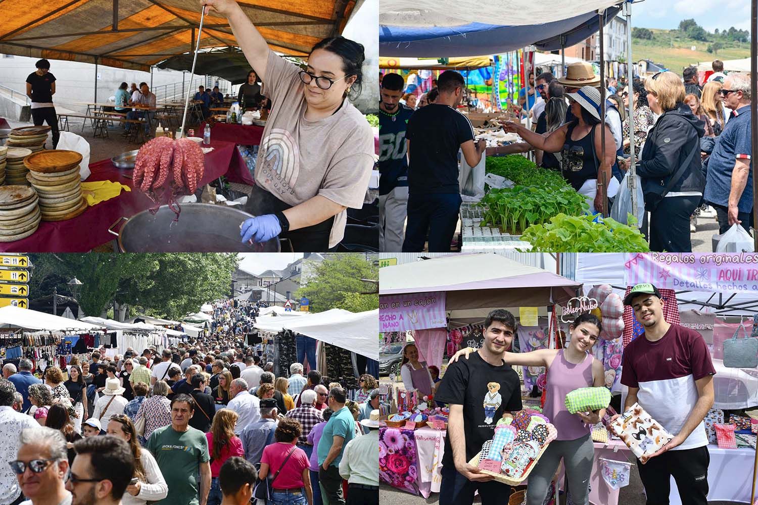 Collage Feria de la Cruz de Cacabelos 