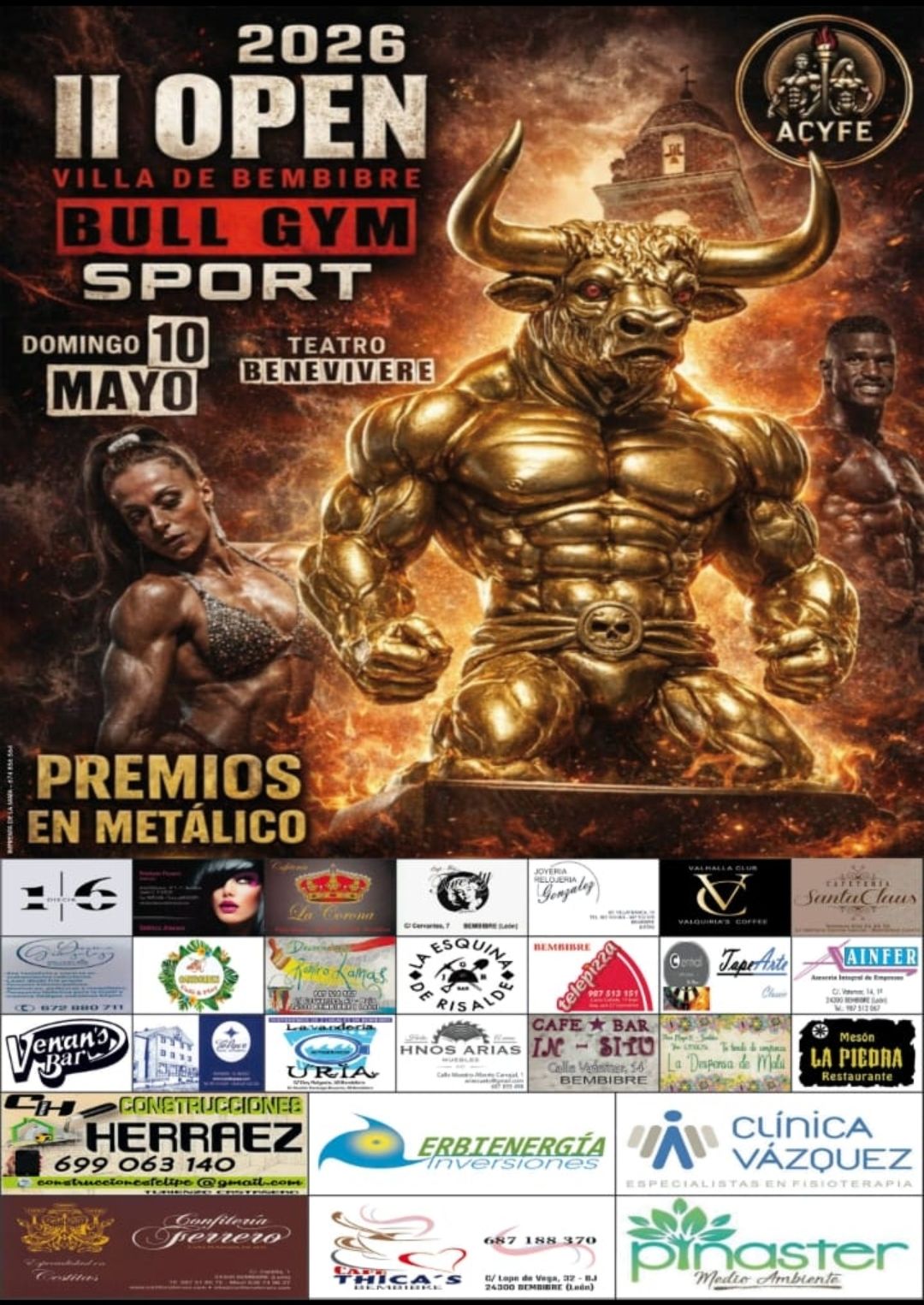 Cartel Open de Culturismo