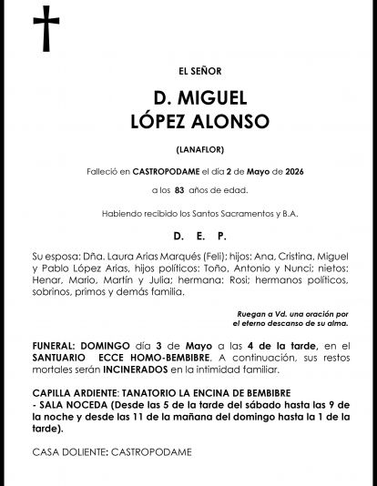 MIGUEL LÓPEZ ALONSO