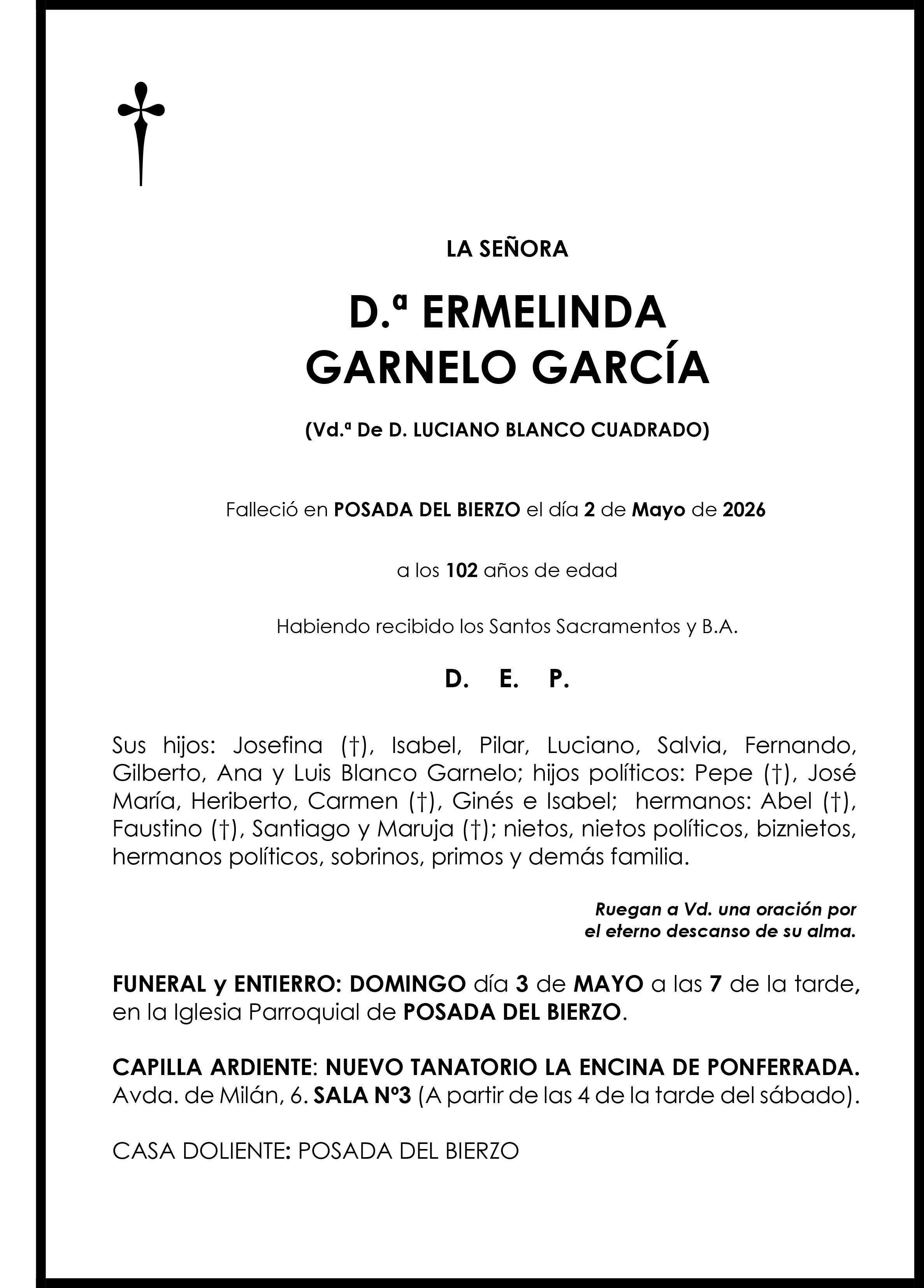 ERMELINDA GARNELO GARCIA