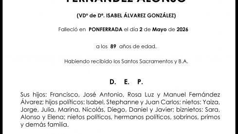 FRANCISCO FERNANDEZ ALONSO