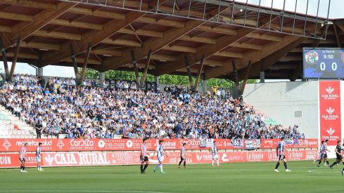 Afición de la Ponferradina en Zamora