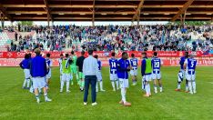Final del partido entre el Zamora y la Ponferradina