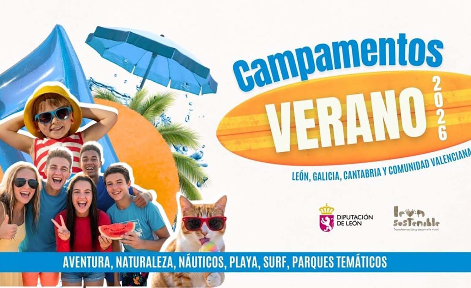 Campamentos verano Diputación de León