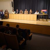 César Sánchez / ICAL. El alcalde de Ponferrada, Marco Morala, y la concejala de Bienestar Social y Familia, Alexandra Rivas, presiden la asamblea del Consejo de la Infancia de Ponferrada