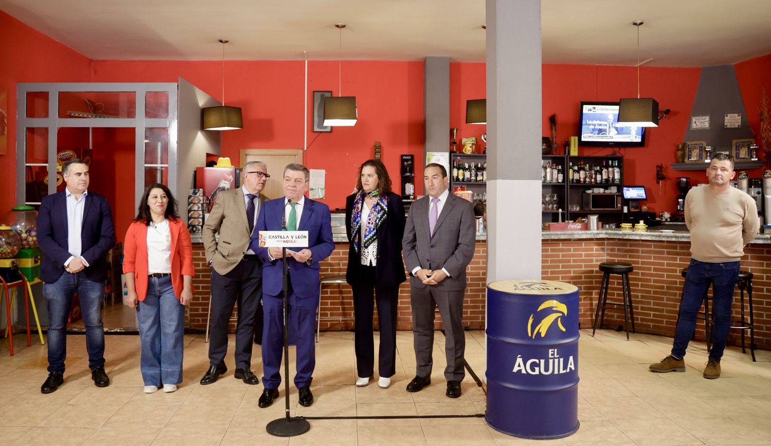 David Arranz. / ICAL . El consejero en funciones de la Presidencia, Luis Miguel González Gago, presenta la convocatoria de 2026 de ayudas para bares y centros de ocio en pequeños pueblos de Castilla y León.