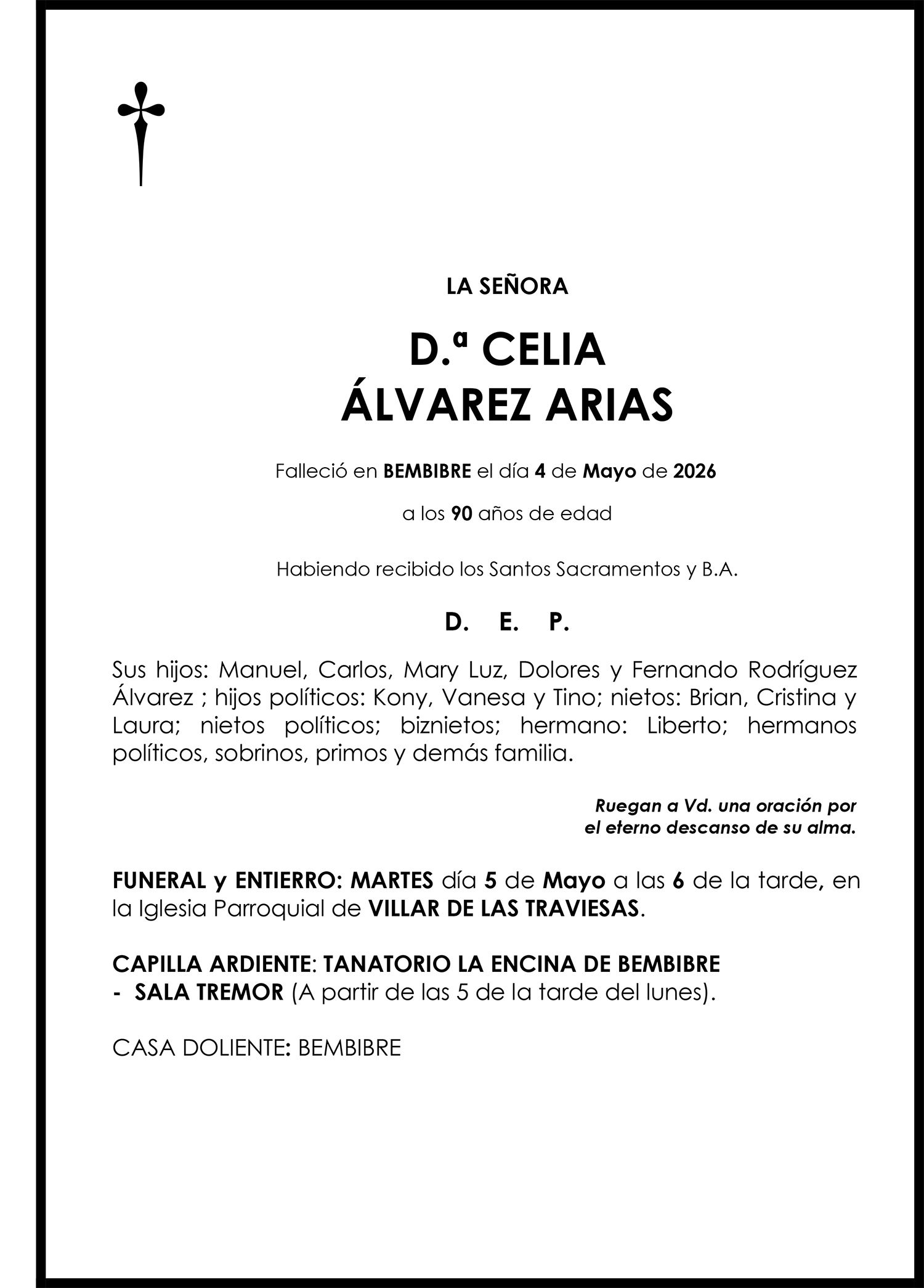 CELIA ÁLVAREZ ARIAS