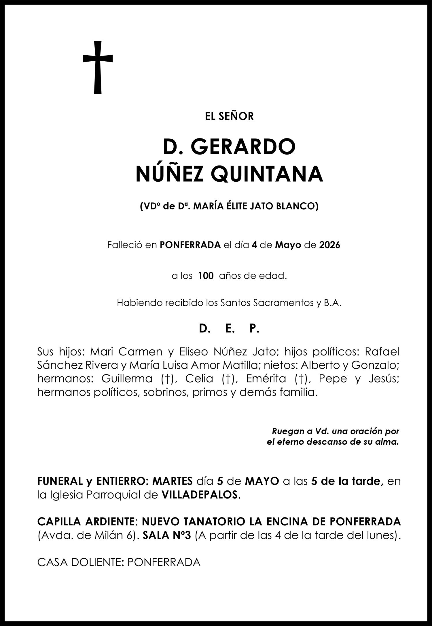 GERARDO NÚÑEZ QUINTANA