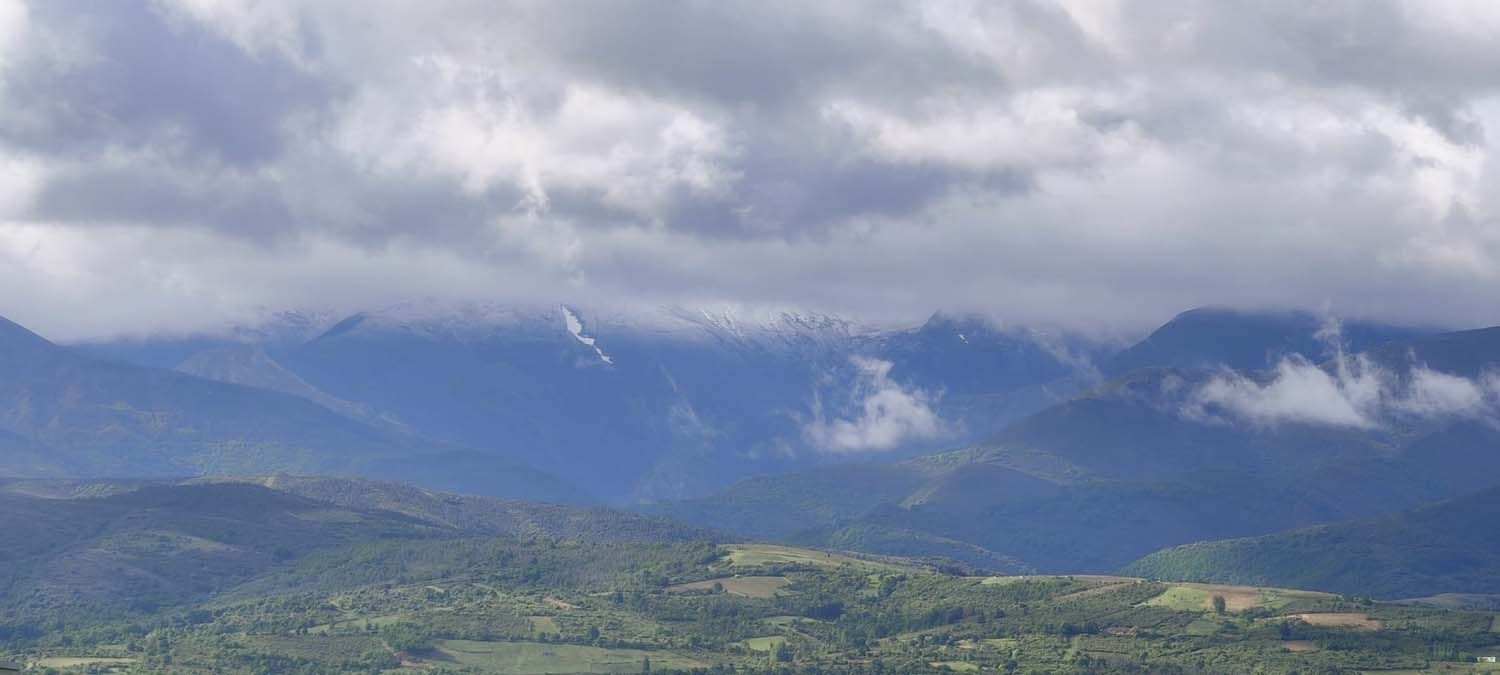 Nieve en el Morredero en mayo