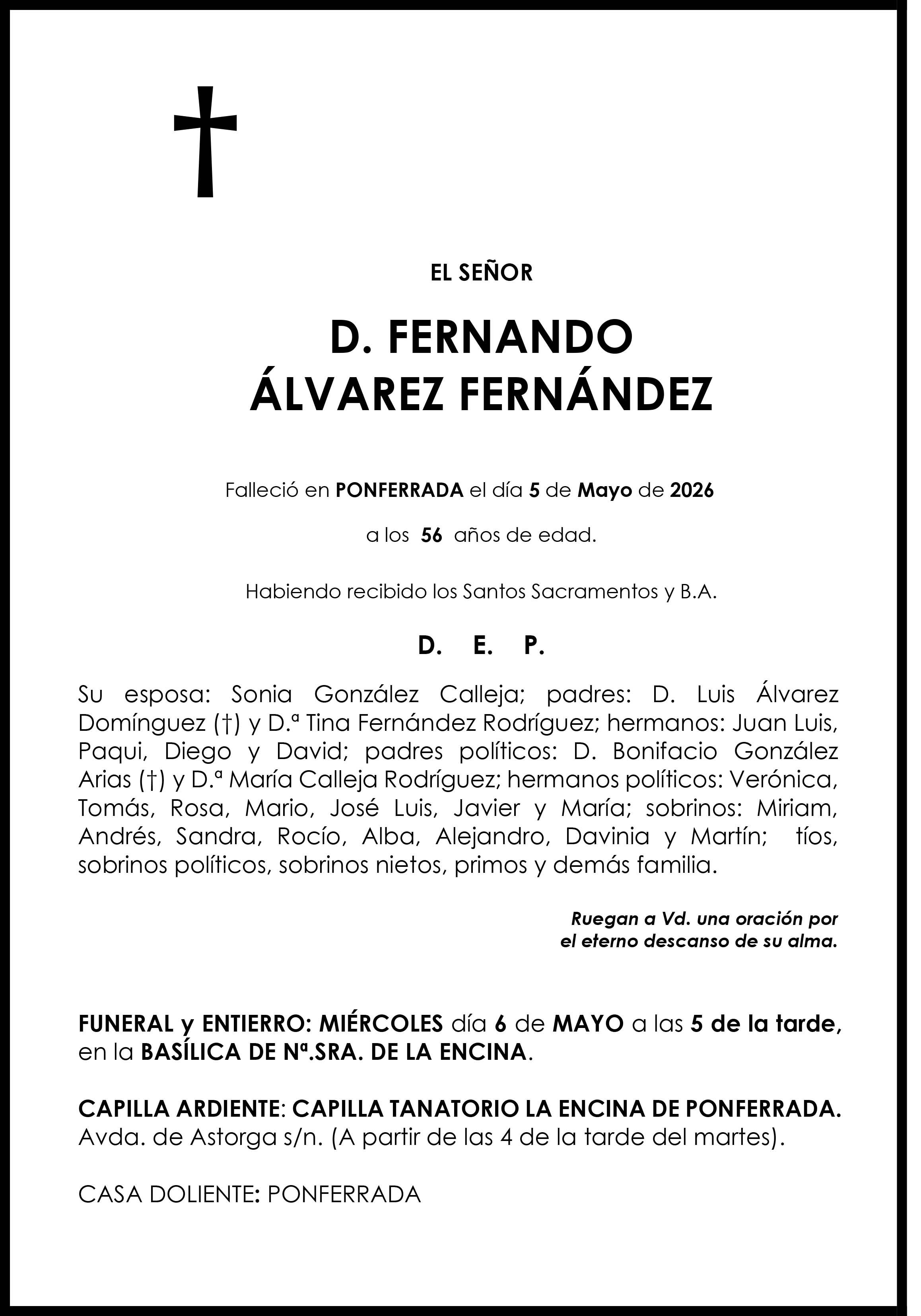 FERNANDO ALVAREZ FERNANDEZ