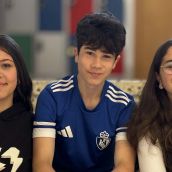 Tres alumnos bercianos seleccionados para un programa nacional de inmersión en inglés | Los alumnos Noa Bridji, Marta Keudell y Alejandro Sánchez