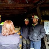 Mineros encerrados en Mina Miura en Ibias Delegación del Gobierno en Asturias