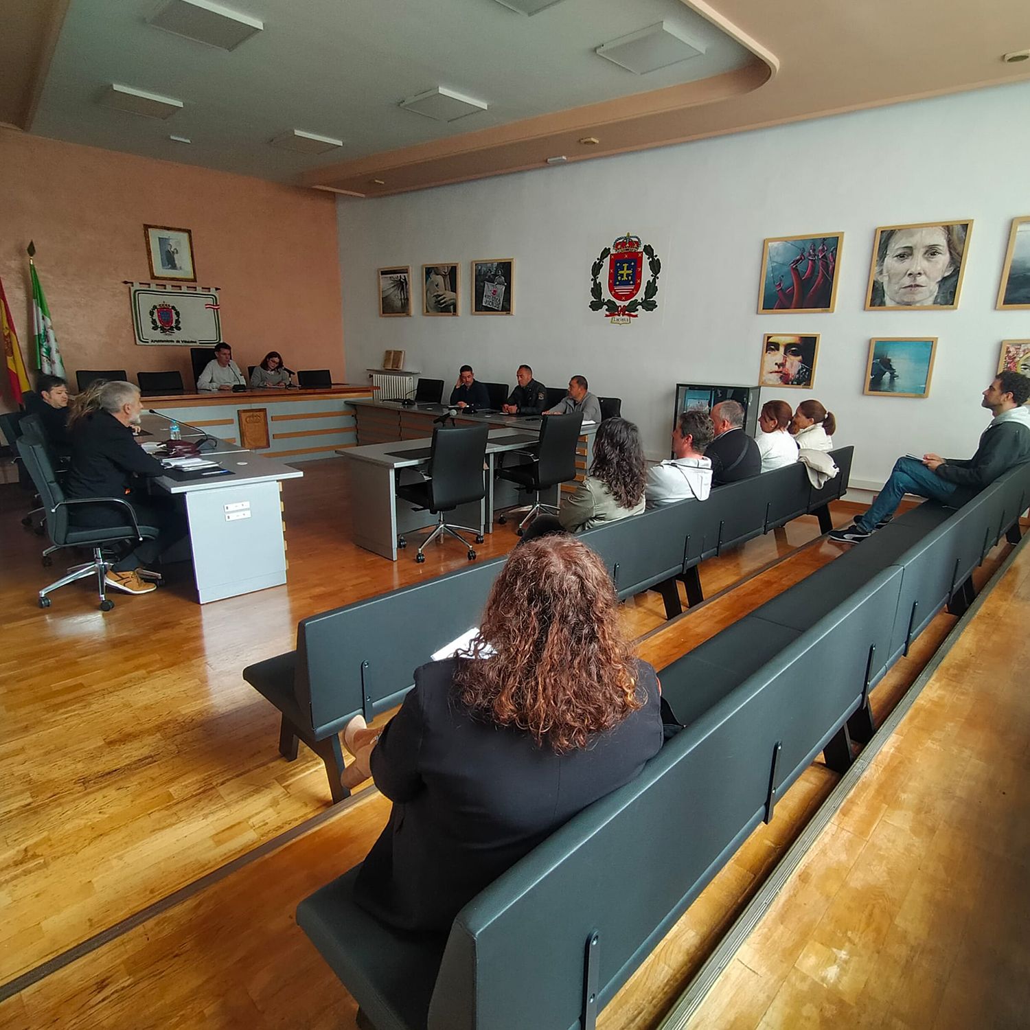Foto de la reunión con centros educativos
