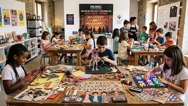 Taller de Stranger Things en el Museo Munic de Carracedelo