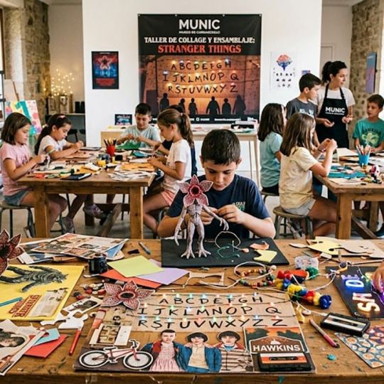Taller de Stranger Things en el Museo Munic de Carracedelo