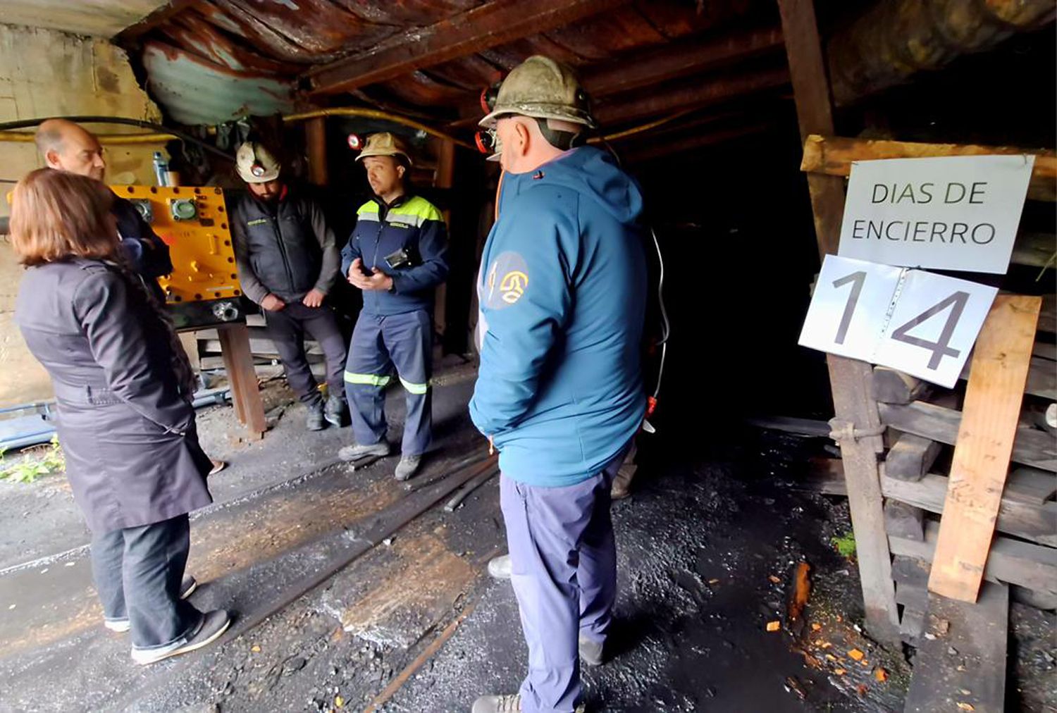 Salida de los mineros encerrados en Asturias (3)