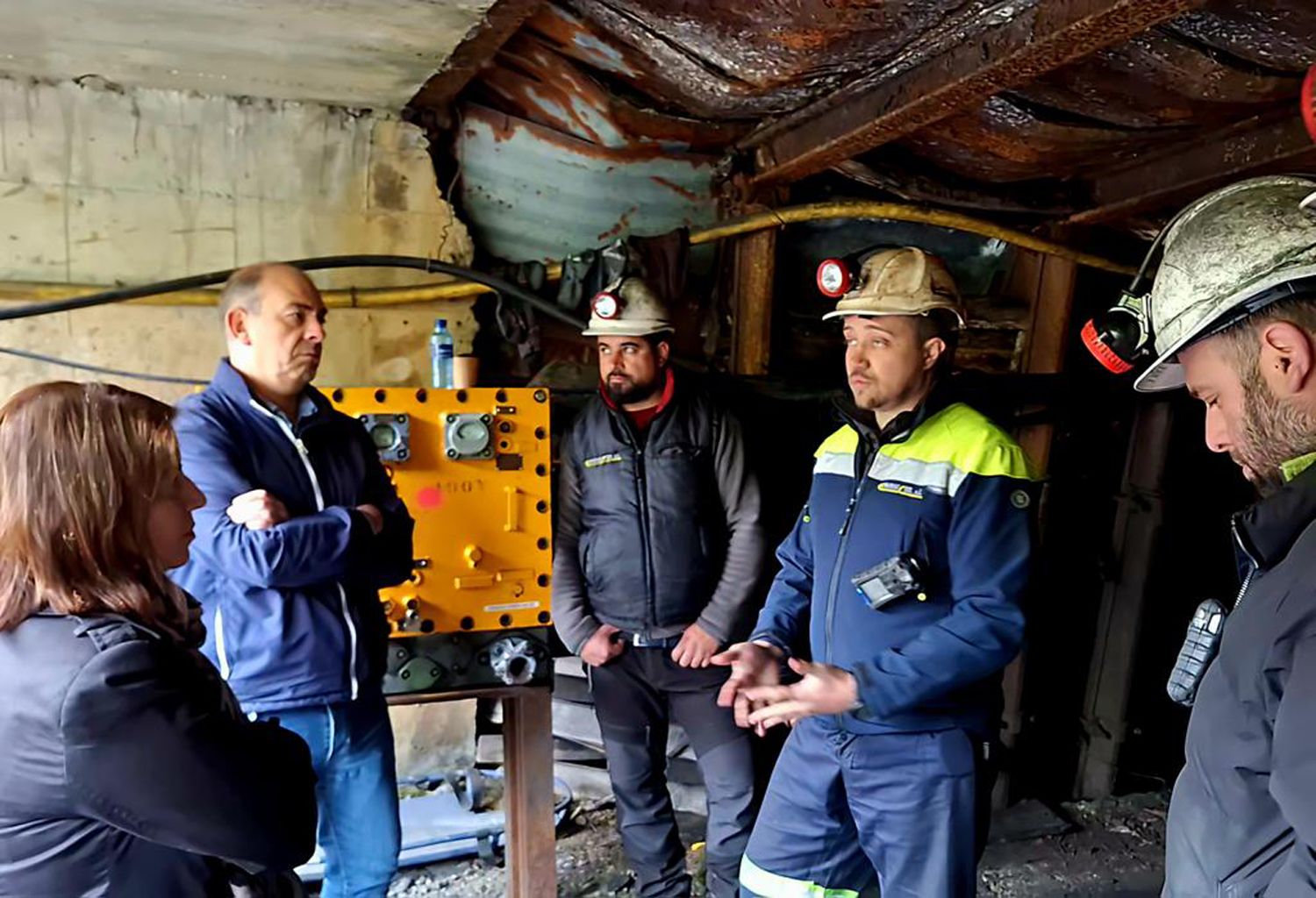 Salida de los mineros encerrados en Asturias (4)