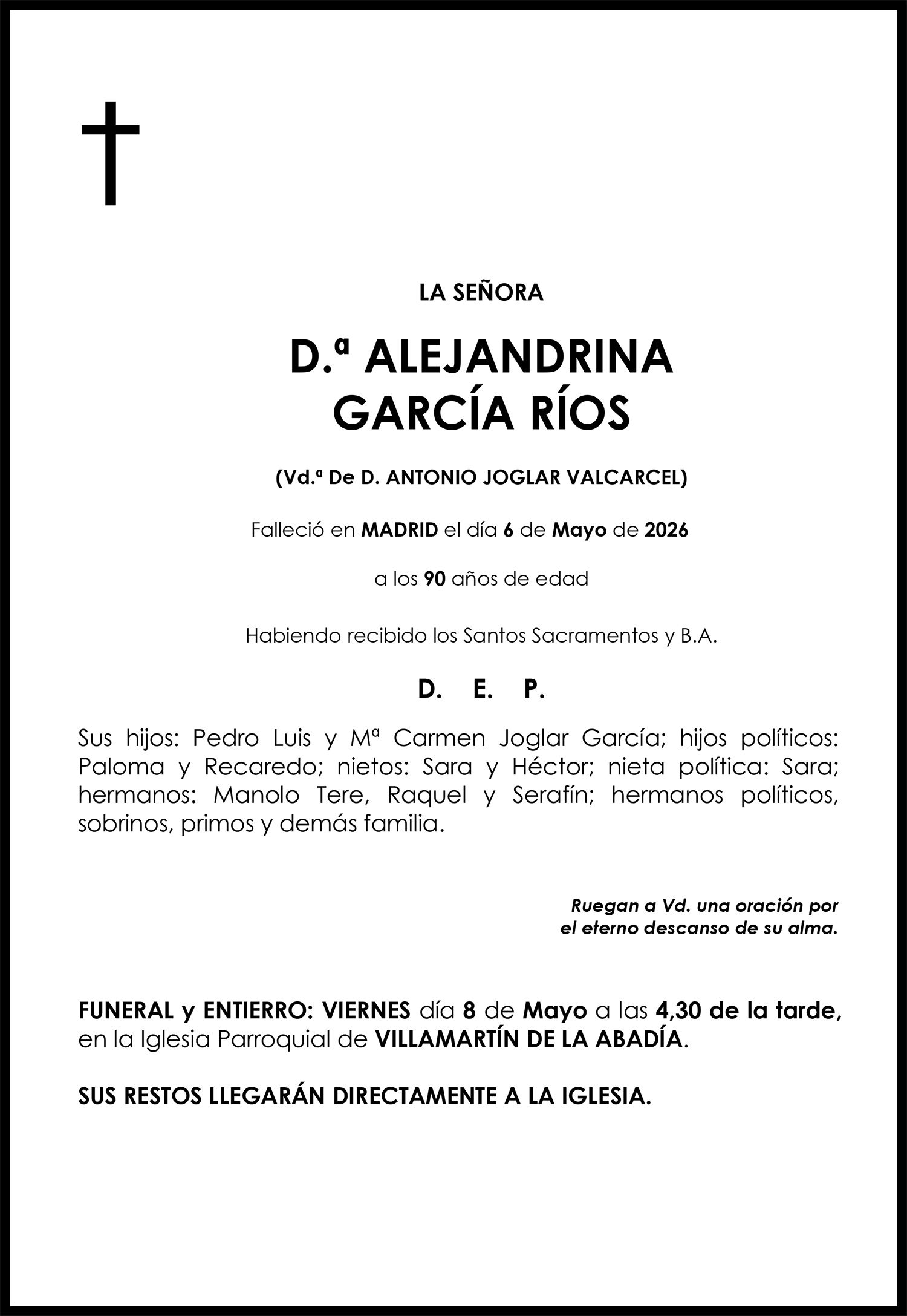 ALEJANDRINA GARCÍA RÍOS