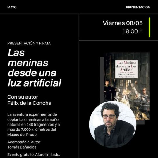 Las meninas desde una luz artificial