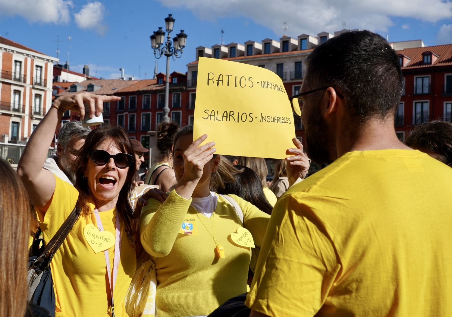 Manifestación con motivo de la huelga en el ciclo de educación infantil de 0 a 3 años | Letizia Pérez / ICAL