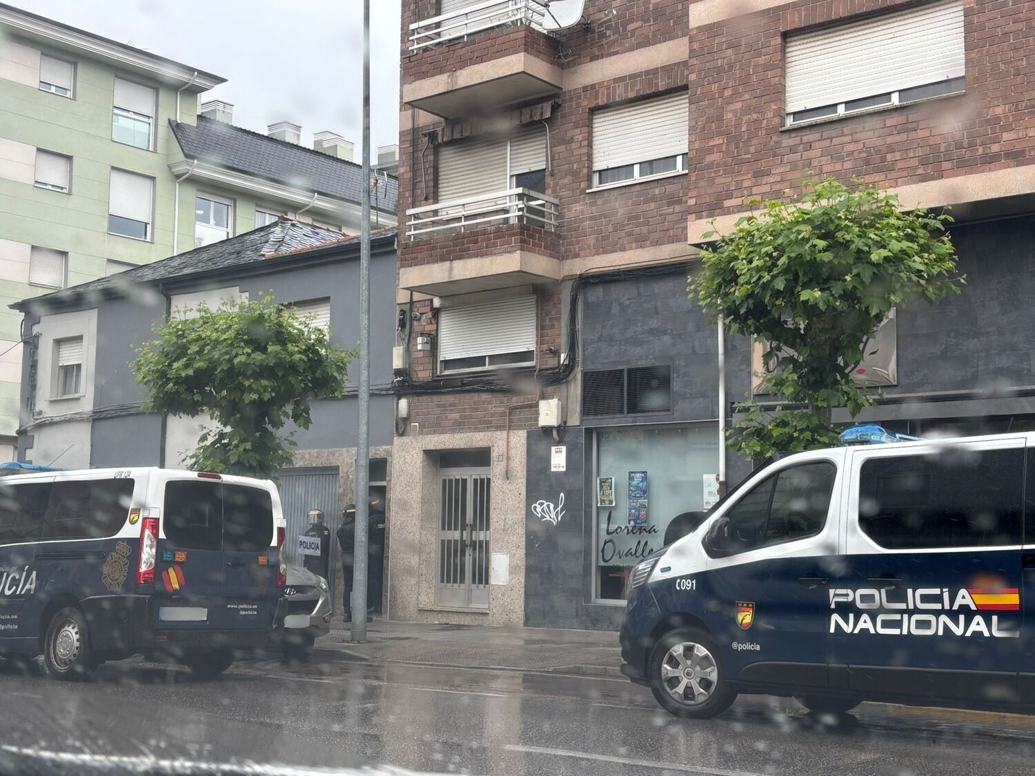 Dispositivo policial en Flores del Sil | Foto: InfoBierzo
