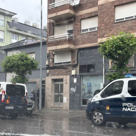 Dispositivo policial en Flores del Sil | Foto: InfoBierzo