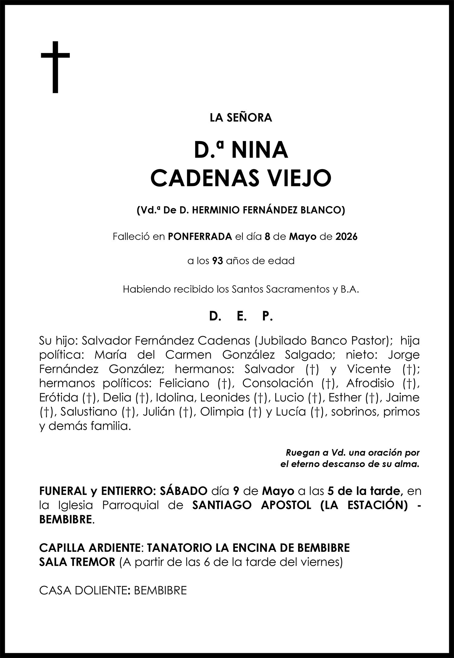 NINA CADENAS VIEJO
