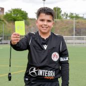 El joven árbitro ponferradino, Waldo García Flórez | Foto: Dani Merino, InfoBierzo