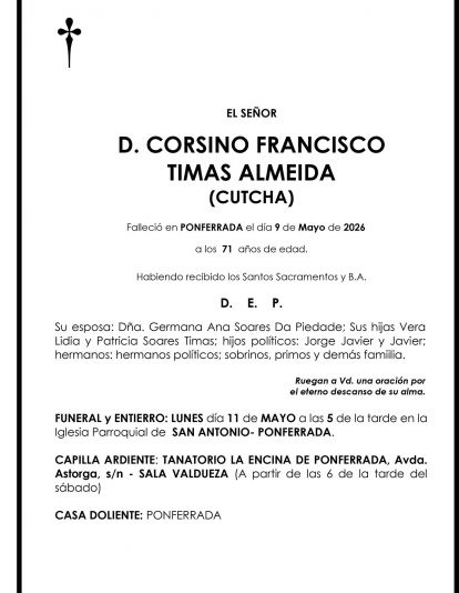 CORSINO FRANCISCO TIMAS ALMEIDA (CUTCHA)