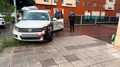 Accidente en La Rosaleda Accidente en La Rosaleda