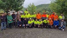 El CCB visita las brigadas del Plan Montel en Torre del Bierzo El CCB visita las brigadas del Plan Montel en Torre del Bierzo
