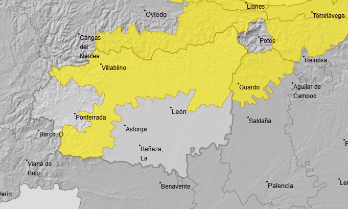 Aviso amarillo por nevadas este viernes 15 de mayo Aviso amarillo por nevadas este viernes 15 de mayo