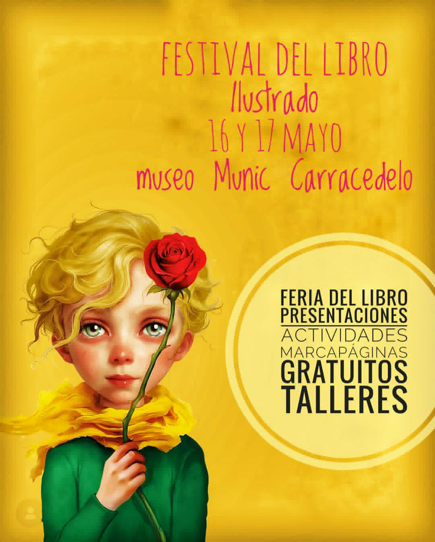 Cartel festival del libro MUNIC