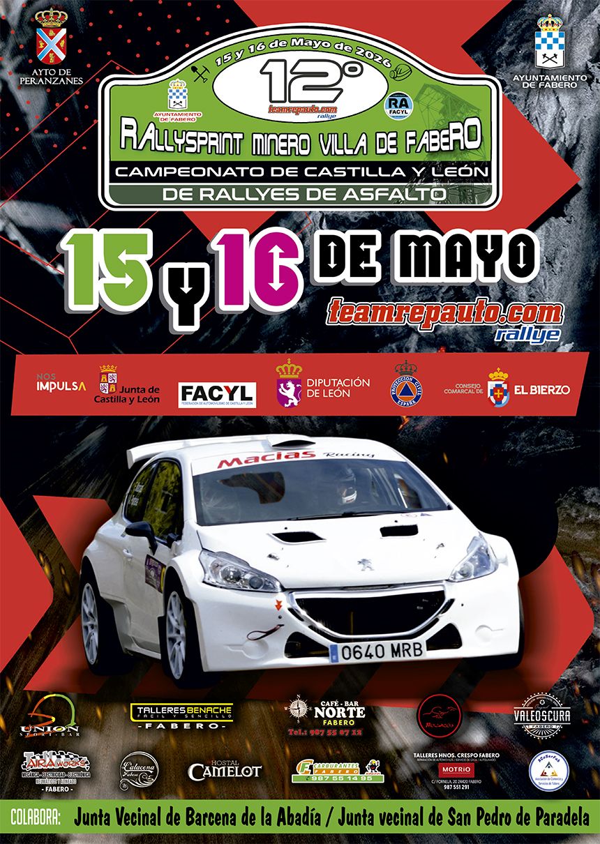 Cartel del RallySprint Fabero Cartel del RallySprint Fabero
