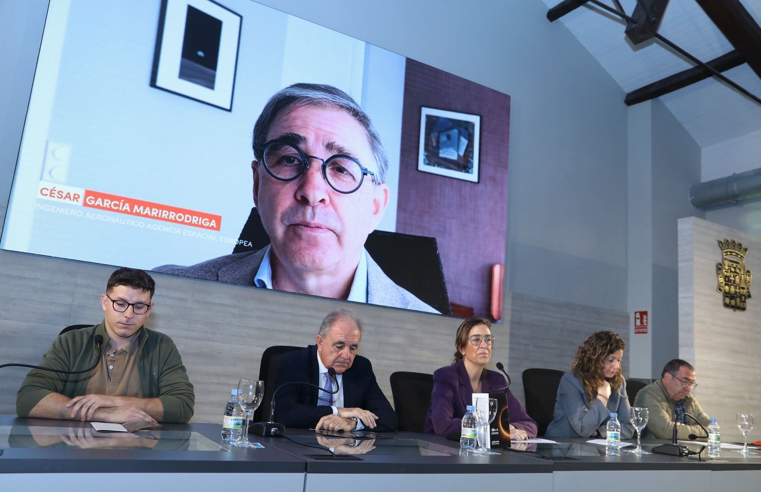 César García durante la presentación del Simposio Internacional del Sol y los Eclipses | Brágimo / ICAL César García durante la presentación del Simposio Internacional del Sol y los Eclipses | Brágimo / ICAL