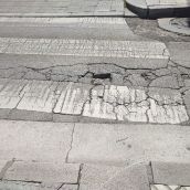 Paso de cebra en Ponferrada PSOE
