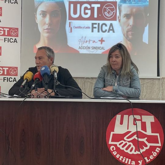 Rueda de prensa UGT en Ponferrada Rueda de prensa UGT en Ponferrada