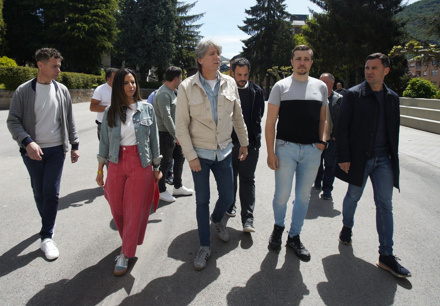 Recepción del PSOE a los participantes de la marcha minera de Mina Miura en Villablino | César Sánchez / ICAL Recepción del PSOE a los participantes de la marcha minera de Mina Miura en Villablino | César Sánchez / ICAL