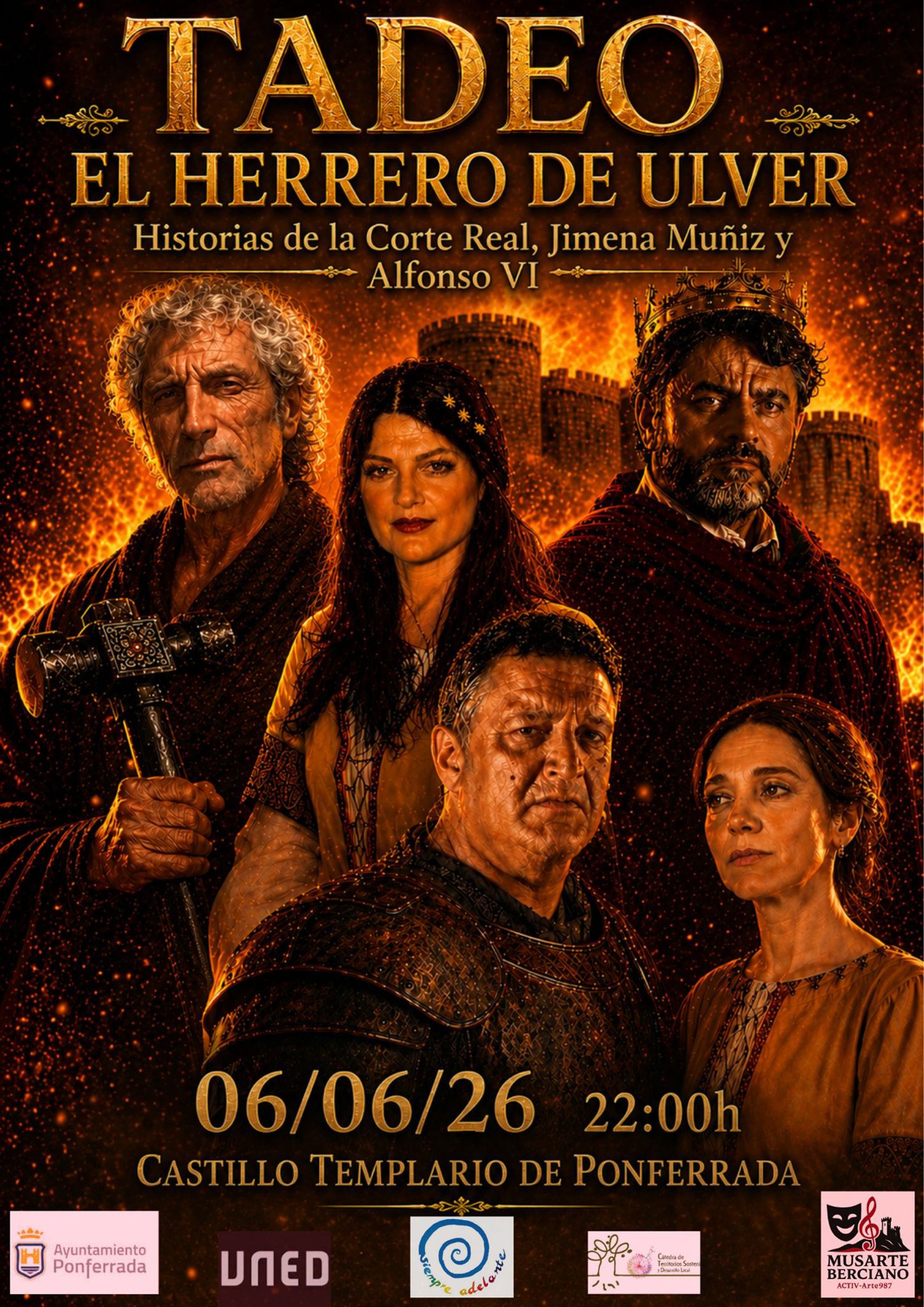 Cartel de la obra 'Tadeo, el herrero de Ulver' Cartel de la obra 'Tadeo, el herrero de Ulver'